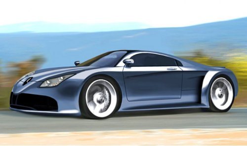 Один из вариантов будущего «мини-SLR». Предполагается, что он получит имя Mercedes-McLaren SLS.