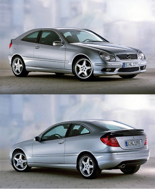 Mercedes C-class Sport Coupe (W203) предыдущего поколения появился в 2001 году. За семь лет…