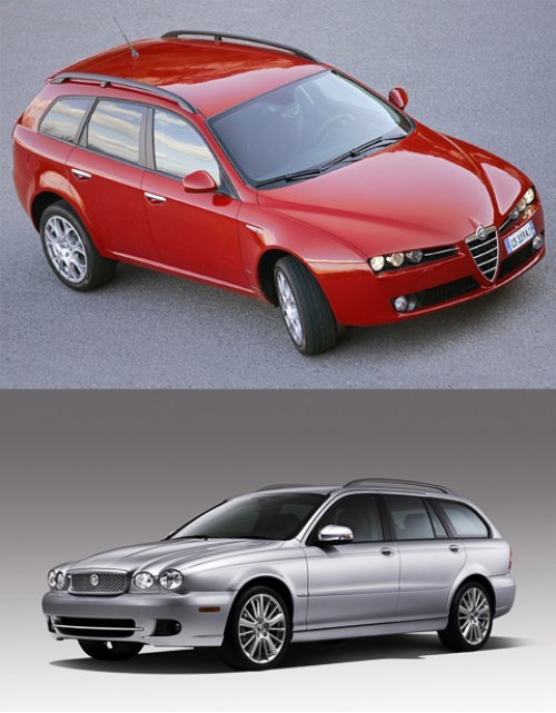 Есть и оригинальные варианты — Alfa Romeo 159 Sportwagon, а также Jaguar X-Type Estate. «Итальянец»…