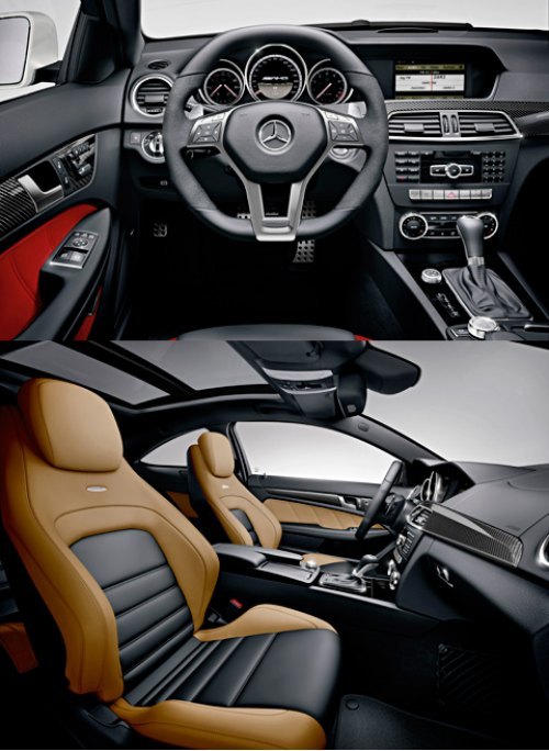 Новой двухдверке достался такой же интерьер, как и у седана Mercedes C 63 AMG. «В базе» мощное купе…