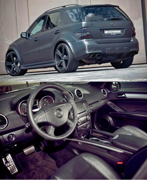 Несмотря на громкое название Kicherer ML 63 AMG Carbon Series, настоящий углепластик присутствует…