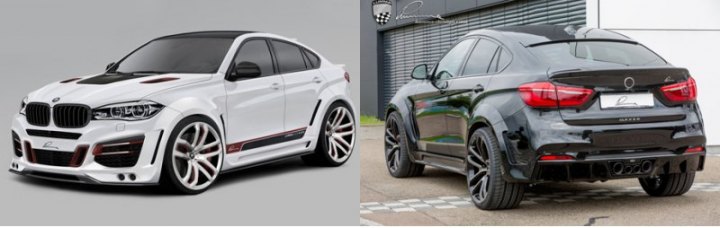 Как и в случае с GLE, для кроссовера X6 ателье предлагает боди-кит, расширяющий арки на 50 мм с…