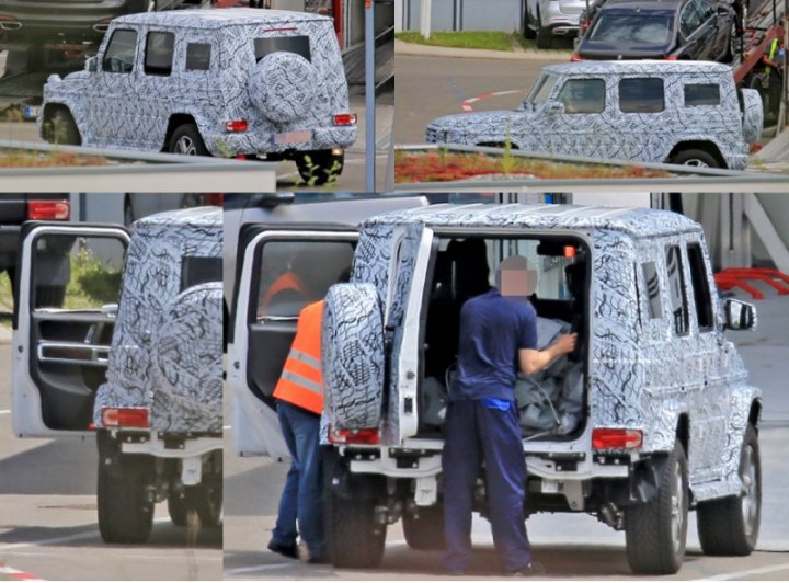 Прототип позволил также мельком взглянуть на багажник и оформление двери.