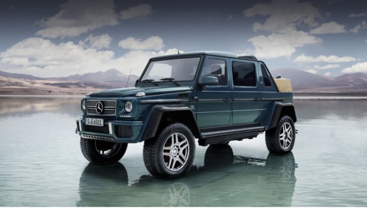 Длина модели равна 5345 мм (+845 к версии G 500 4x4²), колёсная база — 3428 (+578 мм), высота —…