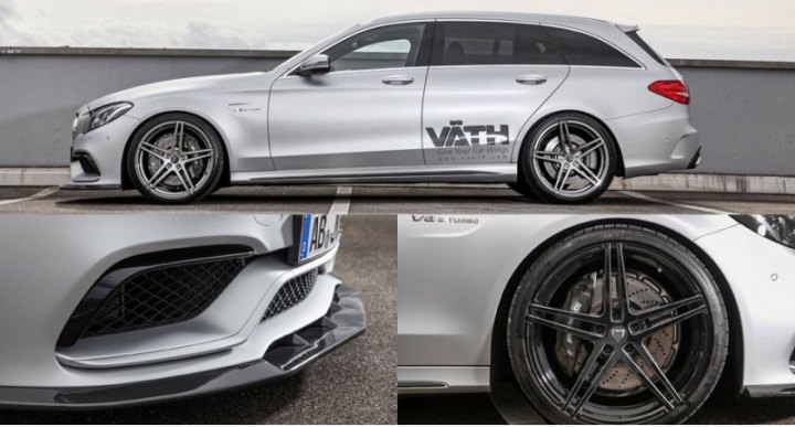 Исходный AMG C 63 S в кузове универсал стоит в Германии от 86 334 евро. Полный набор опций от Väth…