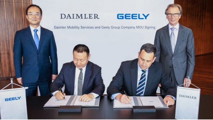 Со стороны Geely сделку в Штутгарте заключили Ань Цунхуэй (президент Geely Holding) и Лю Цзиньлян…
