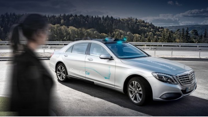 Прототип «кооперативного автомобиля» построен на основе седана Mercedes S-класса. В ходе…