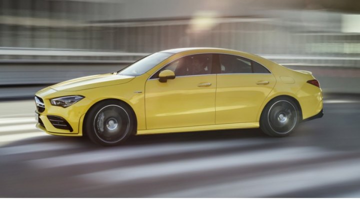 Дополнят американскую экспозицию седаны CLA 35 (на фото) и A 35.