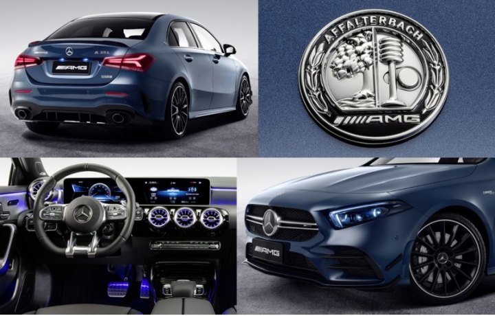 По умолчанию A 35 L положен пакет AMG Aerodynamics (более крупные сплиттер и спойлер, канарды на…