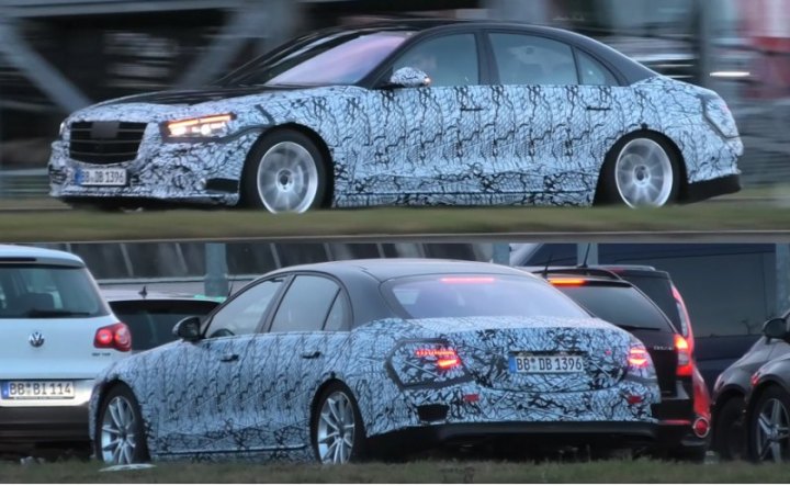 Обычный S-класс сбрасывает камуфляж, разоблачаясь сильнее, чем Maybach. Простой «эске» предстоит…