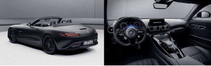 Для хэтчбека и родстера Mercedes-AMG GT опционально предлагается полноуправляемое шасси и пакет…