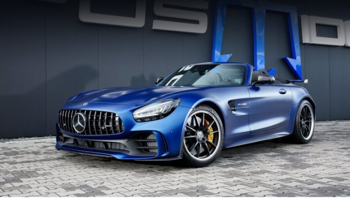 Mercedes-AMG GT использует битурбовосьмёрку 4.0 в нескольких вариациях по отдаче, семиступенчатый…