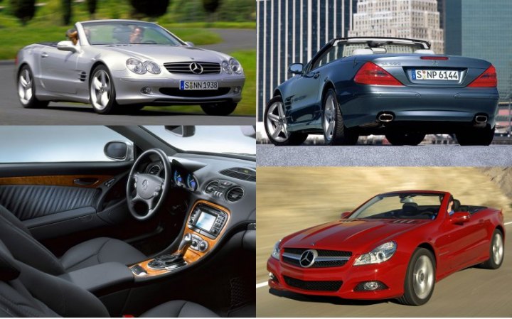 «Пятый» Mercedes SL (4534 мм в длину, база — 2560 мм) не самый популярный в истории модели — с 2001…