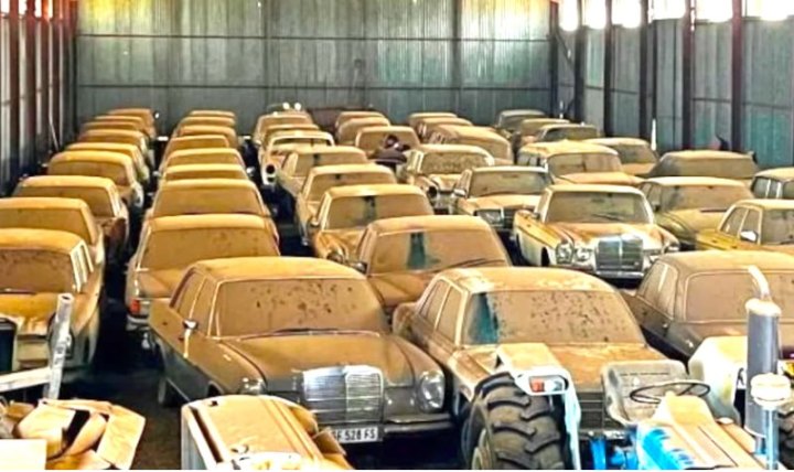 В Африке случайно нашли забытую на десятилетия коллекцию Mercedes-Benz из 60-х и 70-х