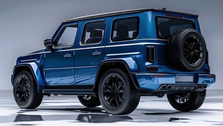Автомобиль, показанный на картинках, назвали Mercedes-AMG Baby G. Дизайнер выкрасил его кузов в…