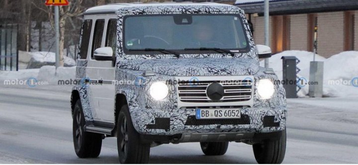 Компания Mercedes-Benz тестирует обновленный внедорожник G-class