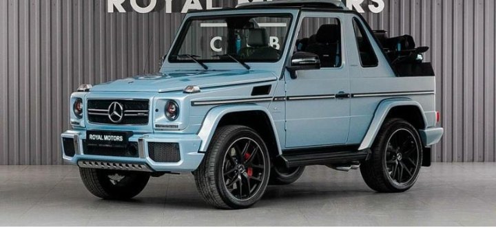 На вторичке продают 14-летний внедорожник Mercedes-Benz G 500 в кузове кабриолет за 25 млн рублей