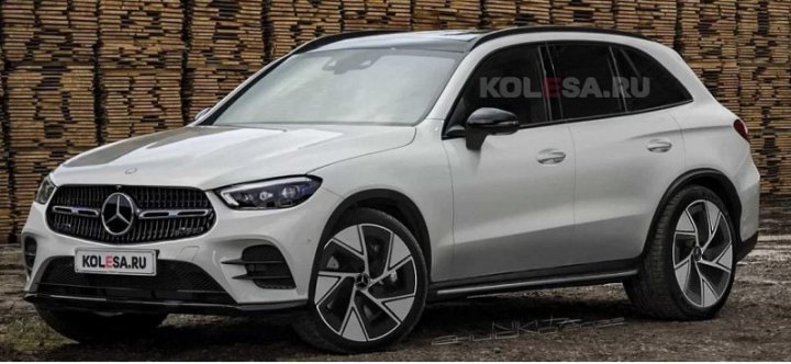 Опубликован неофициальный рендер на кроссовер Mercedes GLC 2023 модельного года