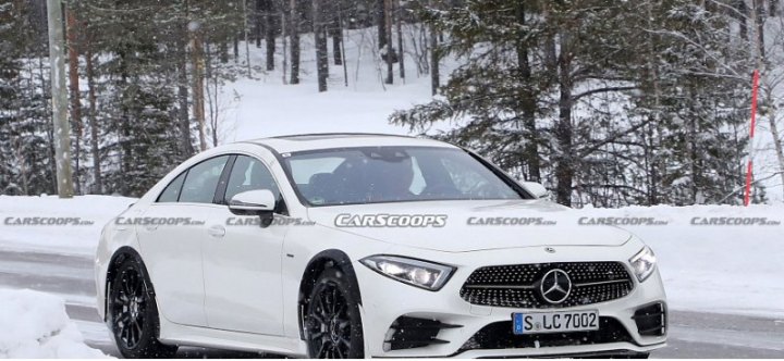 Mercedes-Benz тестирует загадочный прототип CLS четырехдверного купе следующего поколения