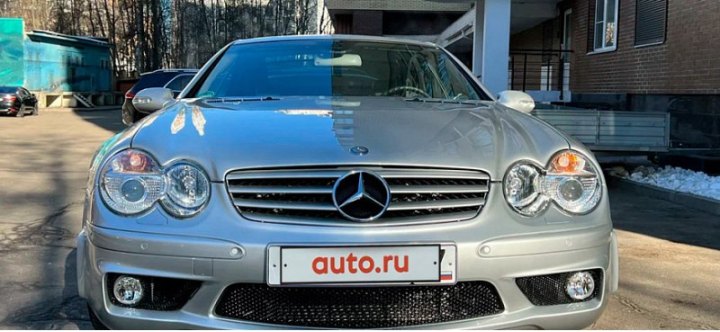 В России продают 20-летний Mercedes-Benz SL 55 AMG с минимальным пробегом за 15,4 млн рублей