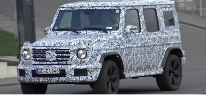 На тестах запечатлен прототип обновленного внедорожника Mercedes-AMG G63