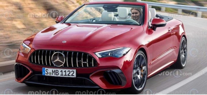 Представлен неофициальный рендер на стильный кабриолет Mercedes CLE