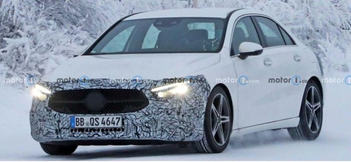 На тестах замечен прототип обновленного Mercedes-Benz A-class
