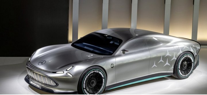Компания Mercedes-Benz представила новый электрический концепт-кар Mercedes Vision AMG Concept