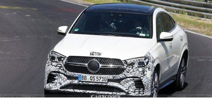 Обновленный кроссовер Mercedes-Benz GLE Coupe вышел на тесты на Нюрбургринге