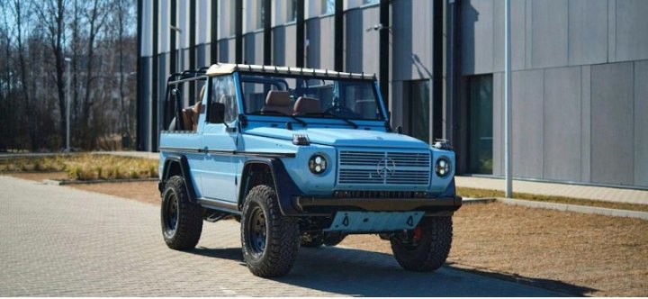 Mercedes G-class 1991 года выпуска представляет собой крутое сочетание классики и современности