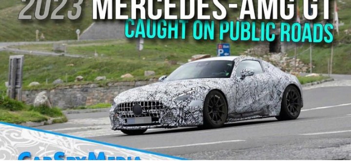 В Альпах замечен прототип «заряженного» Mercedes-AMG GT Coupe 2023 года