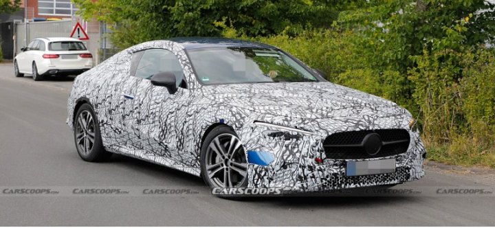 Mercedes CLE Coupe 2023 года замечен как двухдверный автомобиль «два в одном» для замены купе C- и…