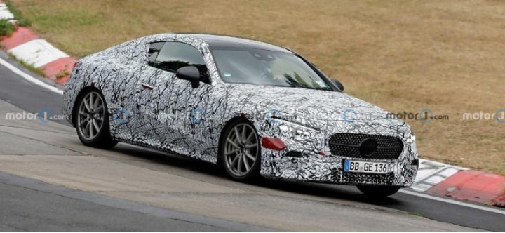 Обновленное купе Mercedes-Benz CLE-Class замечено на Нюрбургринге