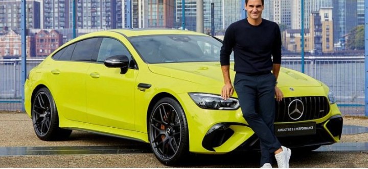 Mercedes-AMG представил автомобиль Mercedes-AMG GT 63 SE в цвете теннисного мяча