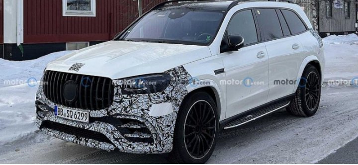 На тестах замечен прототип «заряженного» кроссовера Mercedes-AMG GLS 63