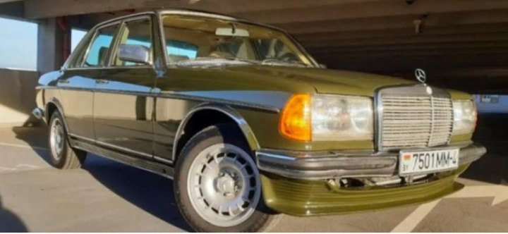 В Белоруссии продают 40-летний Mercedes-Benz W123 за 11 000 долларов