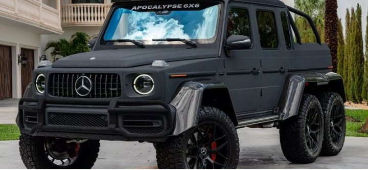 Внедорожник Mercedes-AMG G63 превратился в монстра с колесной формулой 6×6