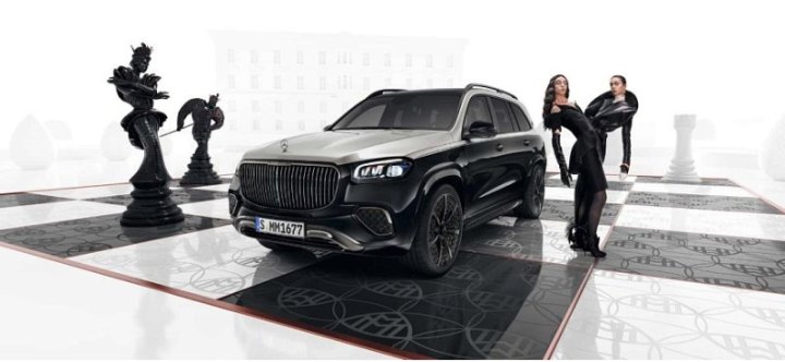 Роскошные Maybach S-Class, GLS, EQS SUV представлены в темной версии Night Series
