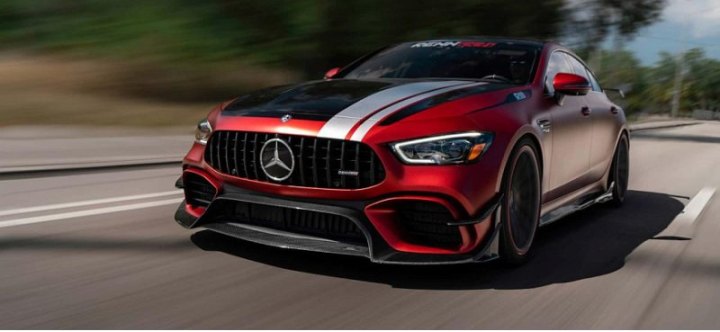 Четырехдверный Mercedes-AMG GT63 развивает мощность в 1196 л.с.