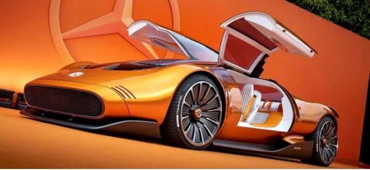 Компания Mercedes-Benz показала электрический суперкар Vision One-Eleven с ретрофутуристичным…