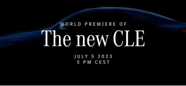 Абсолютно новый Mercedes-Benz CLE Coupe показали на свежем тизере