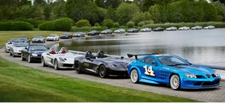 McLaren празднует 20-летний юбилей Mercedes SLR McLaren выставкой редких автомобилей