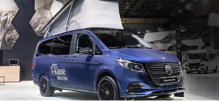 Кемпер Mercedes V-Class Marco Polo дебютировал с обновленным экстерьером и интерьером
