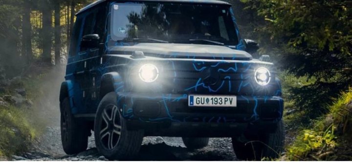 Mercedes-Benz опубликовала новые фотографии электрического внедорожника EQG 2025 года