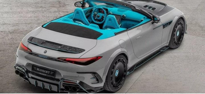 Тюнинг-ателье Mansory выкрасило 850-мощный Mercedes-AMG SL 63 смелыми цветами