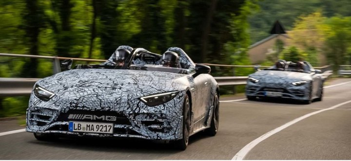 Mercedes-AMG начинает испытания нового спортивного кабриолета PureSpeed