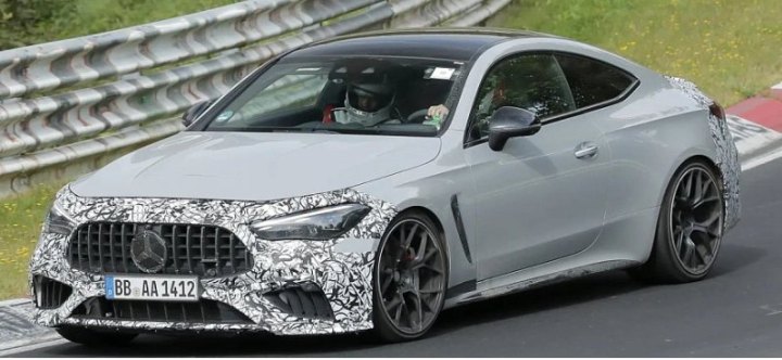 Mercedes-AMG CLE 63 с мощным V8 впервые снят на Нюрбургринге