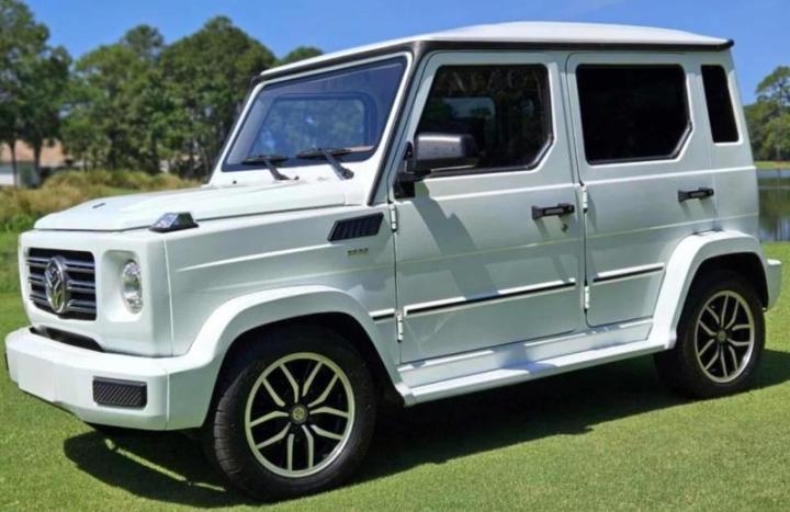 Реплика внедорожника Mercedes-Benz G-Class, сделанная из гольф-кара
