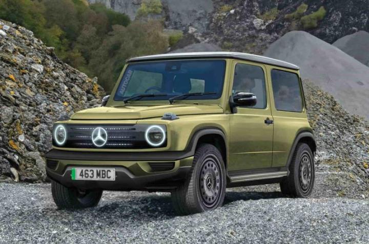 Рендер нового компактного внедорожника Mercedes-Benz