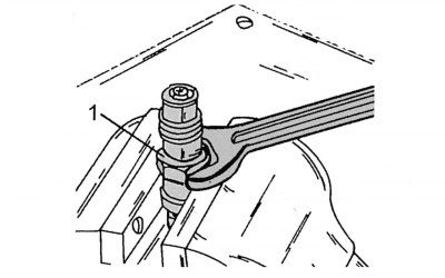 Figura 158. Demontarea injectorului